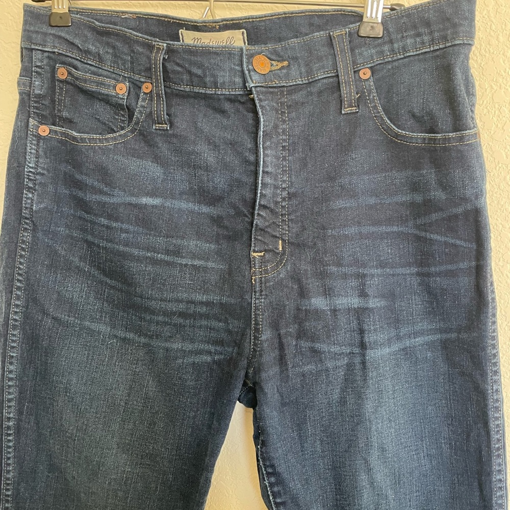 Madewell High Rise Skinny Skinny Jeans- Dark wash size 31